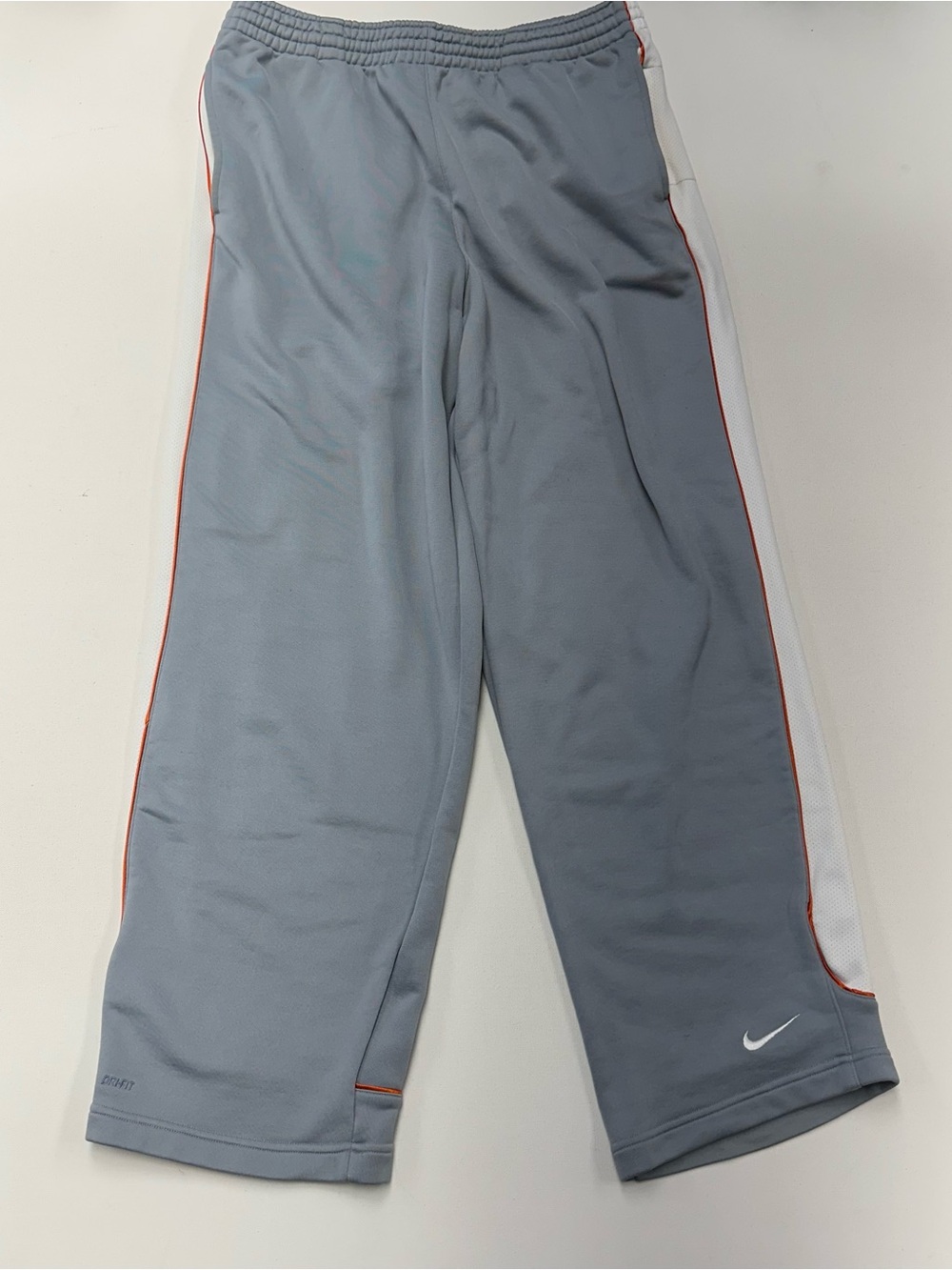 Vintage Nike Sweatpants Gray Tag Y2K Men Large Gray Sports Straight Leg Train